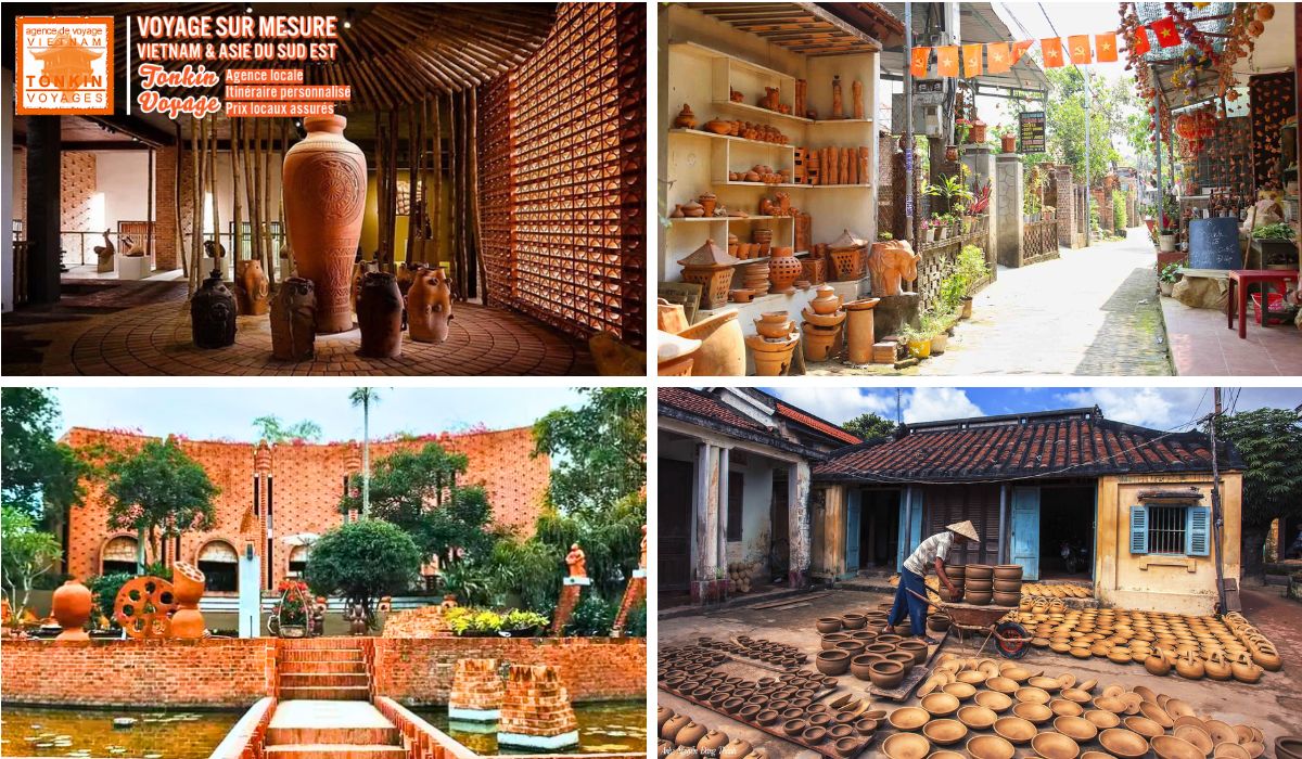 Artisanat Vietnamien - Village de la porterie de Hoi An centre du Vietnam Thanh Ha